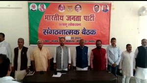 Read more about the article बीजेपी का लोकसभा बूथ स्तरीय सम्मेलन की तैयारी को लेकर बैठक संपन्न