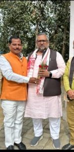 Read more about the article भाजपा नेतादुर्गा जौहरी ने डा. वर्मा को बधाई
