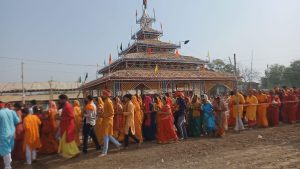 Read more about the article अटरिया गांव से श्री रुद्र महायज्ञ को ले निकली जलयात्रा
