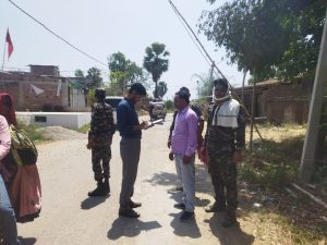 Read more about the article झारखंड सीमा स्थित पथरा चेक पोस्ट का औचक निरीक्षण
