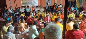 Read more about the article भगवान श्री हरि विष्णु मंदिर में प्राण प्रतिष्ठा के साथ द्वारपाल जय विजय की प्रतिमा हुई स्थापित