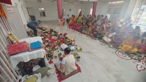 Read more about the article दुर्गा बाड़ी में बिपदतारिणी पूजा की गई