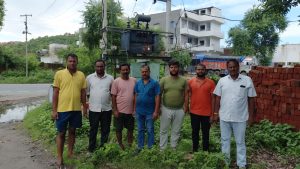 Read more about the article भाजपा नेता के प्रयास से लगा ट्रांसफार्मर, लोगों में हर्ष