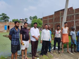 Read more about the article जलजमाव से जूझ रहे हैं पाठक बिगहा के लोग