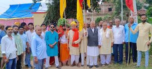 Read more about the article परंपरा के अनुसार भंडार में सप्तमी को निकाला कलश शोभा यात्रा