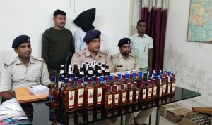 Read more about the article किराना दुकान से अवैध शराब बरामद, एक गिरफ्तार