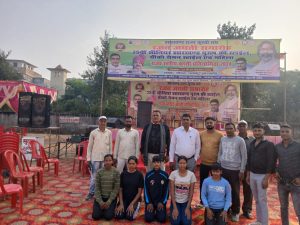 Read more about the article बीडीओ ने कुश्ती आयोजन स्थल का लिया जायजा