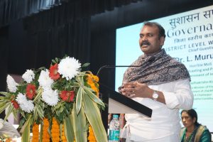 Read more about the article सुदूरवर्ती क्षेत्रों में रह रहे लोगों तक पहुंचे सरकार की जनकल्याणकारी योजनाएं : डॉ. एल मुरुगन, केन्द्रीय सूचना एवं प्रसारण तथा संसदीय कार्य राज्य मंत्री, भारत सरकार