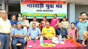 Read more about the article जल ही जीवन है- मारवाड़ी युवा मंचशुरू हुई शहर में पहली चलंत पनशाला