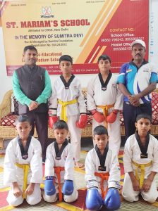 Read more about the article अंतर्राष्ट्रीय ताइक्वांडो चैंपियनशिप के लिए संत मरियम के खिलाड़ी रवाना