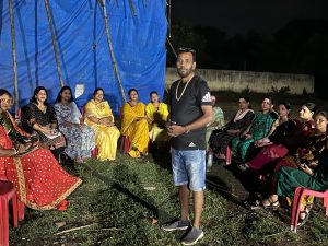 Read more about the article दुर्गोत्सव में महिलाओं की बढ़ी भागीदारी ,बाहुबली फिल्म की सेट के तर्ज बनेगा पूजा पंडाल