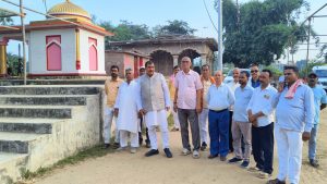 Read more about the article भाजपा नेता ने छठ घाटों का किया निरीक्षण,तैयारी का लिया जायजा