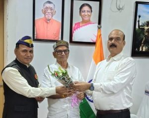 Read more about the article एनपीयू के कुलपति से मिले एसटीडी कॉलेज के सचिव