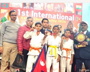 Read more about the article नेपाल में आयोजित अंतर्राष्ट्रीय कराटे चैंपियनशिप में संत मरियम के छात्रों का शानदार प्रदर्शन