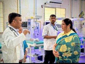 Read more about the article महापौर अरुणा शंकर ने निगम द्वारा संचालित आयुष्मान आरोग्य केंद्र एवं पंपुकल का किया निरीक्षण