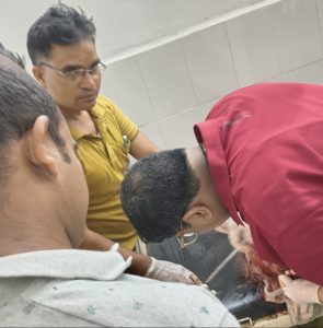 Read more about the article बाइक की टक्कर से वृद्ध महिला गंभीर