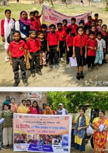 Read more about the article 90 दिवसीय विधिक जागरूकता अभियान के तहत चौक चौराहा व विद्यालयों में दी गई कानून की जानकारी
