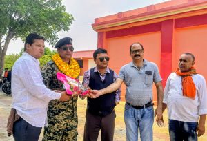 Read more about the article देश  की सेवा कर गांव लौटे बीएसएफ हवलदार का भव्य स्वागत