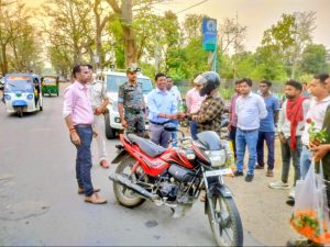 Read more about the article डीसी के निर्देश पर डीटीओ के नेतृत्व में चला सड़क सुरक्षा जागरूकता अभियान