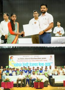 Read more about the article रोजगार मेला में 166 युवाओं को मिला ऑफर लेटर,25 कंपनियों ने किया चयन