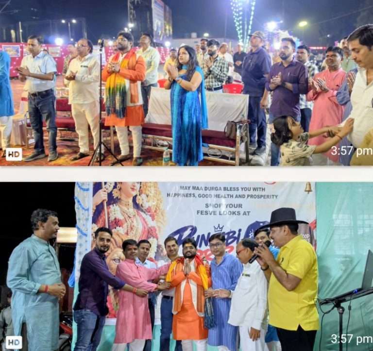 Read more about the article विजयादशमी पर अविनाश देव ने पूजा पंडालों में माँ दुर्गा का लिया आशीर्वद